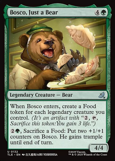 MTG Bosco, Just a Bear [TLE 132] Nonfoil
