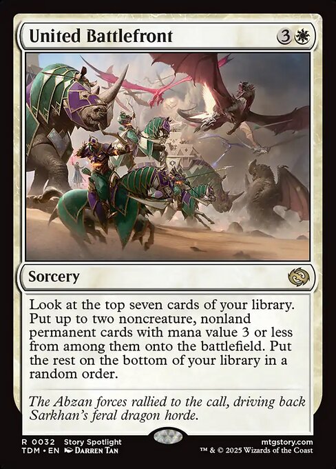 MTG United Battlefront TDM 032 Regular Foil