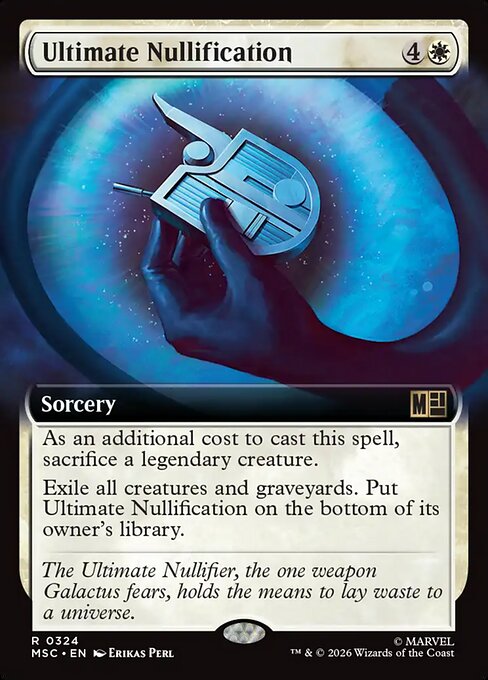 MTG Ultimate Nullification MSC 324 Extended Art Nonfoil