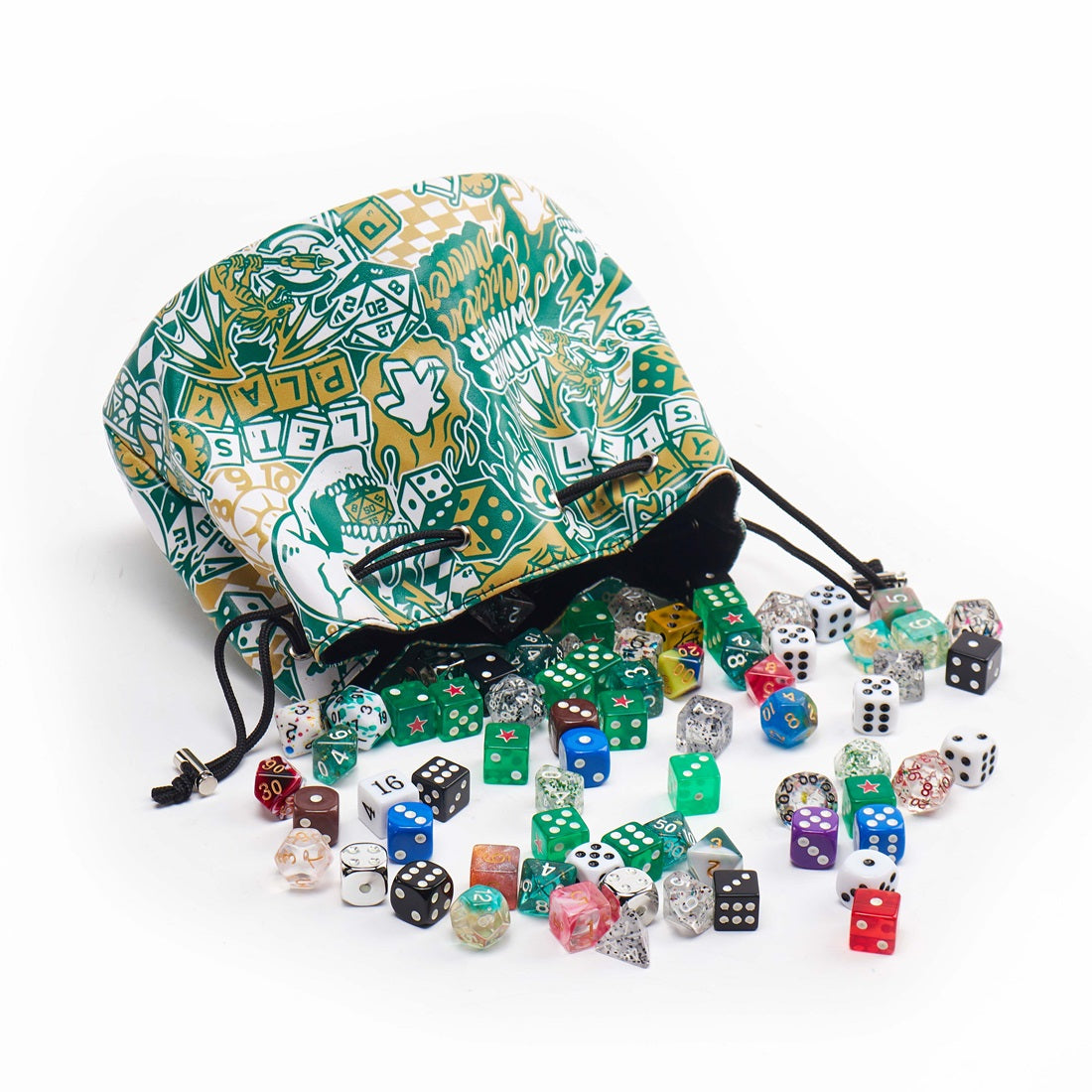 Multipocket Dice Bag Leather -  Artist Series: Cara