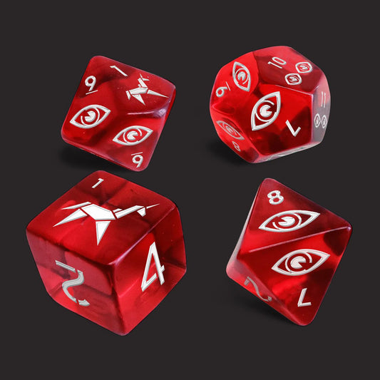 Blade Runner RPG Dice Set engraved custom dice set