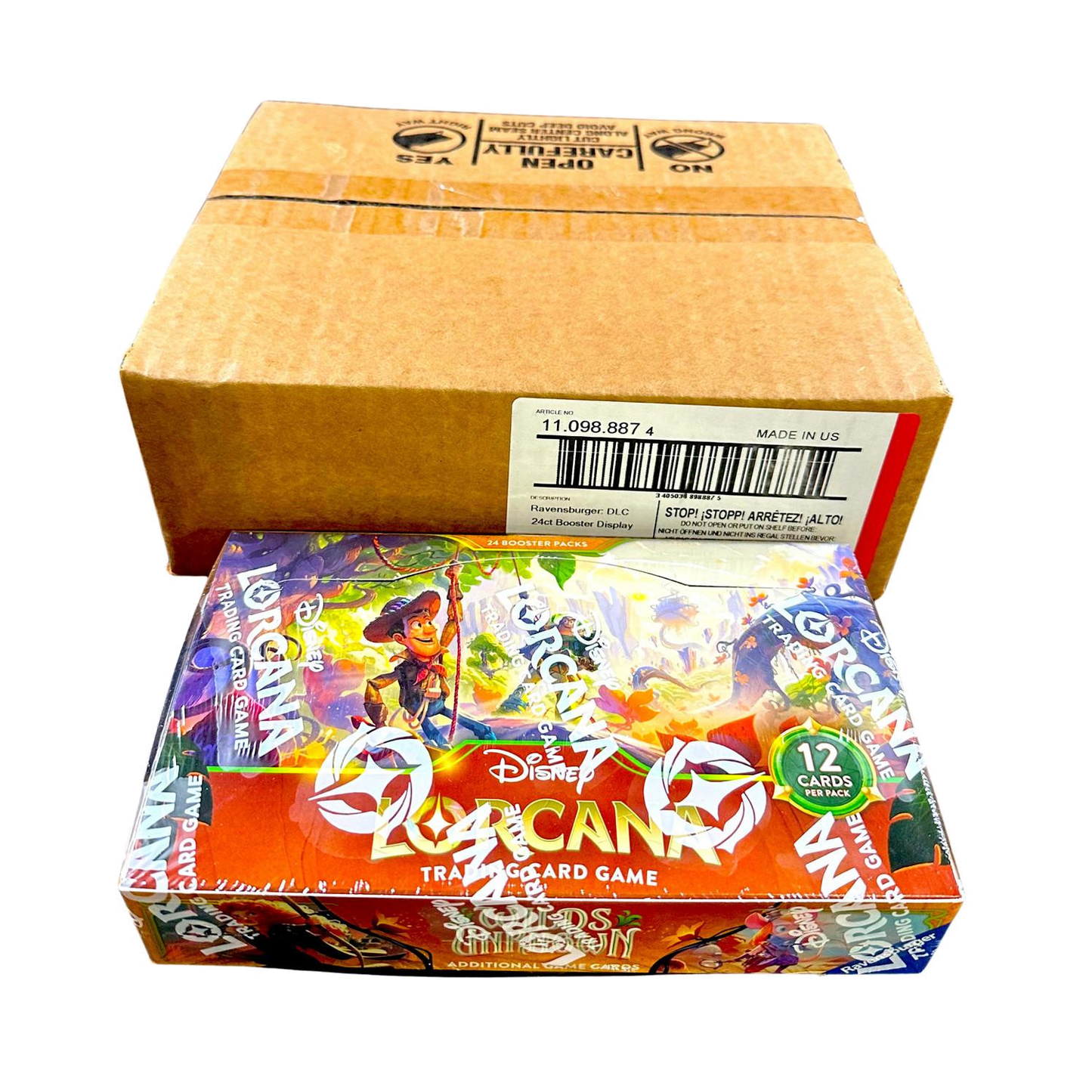 Disney Lorcana Wilds Unknown Booster Box Case
