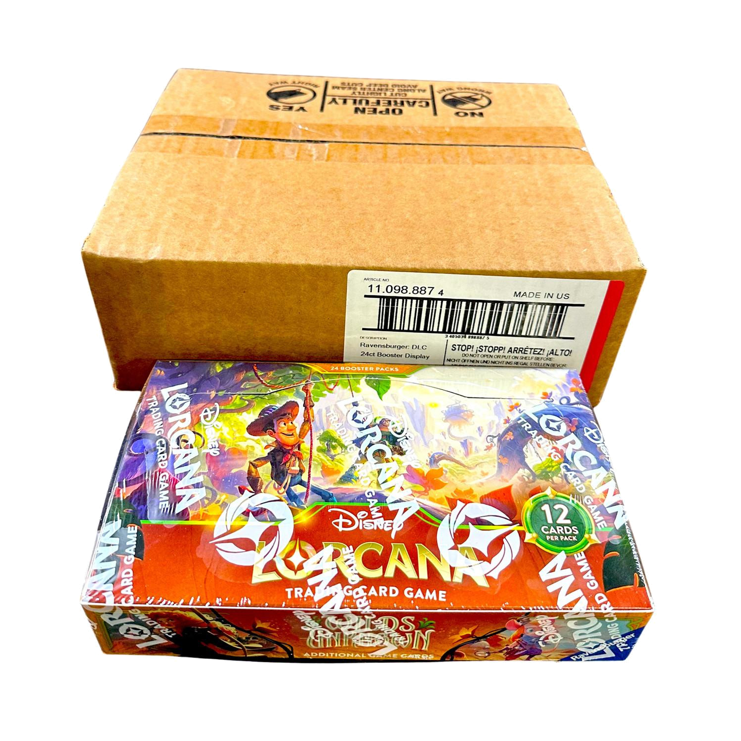 Disney Lorcana Wilds Unknown Booster Box Case