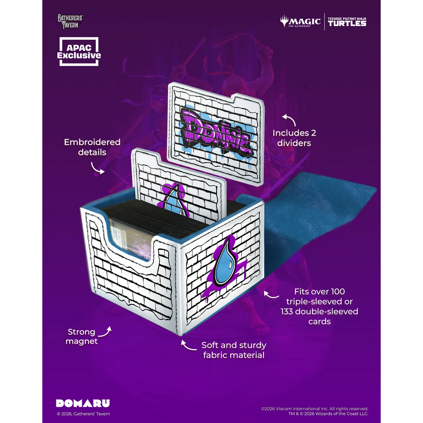 TMNT Donatello DOMARU card storage box