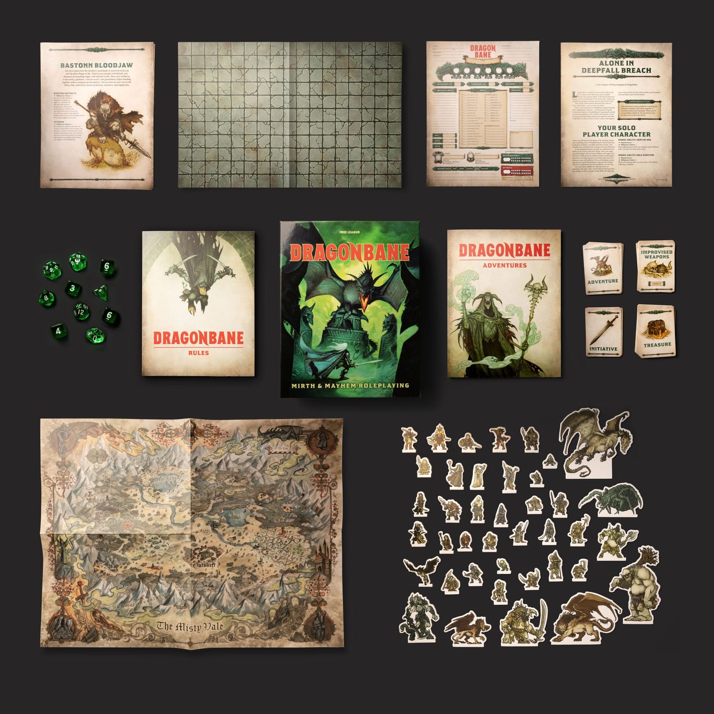 Dragonbane Core Set complete product contents