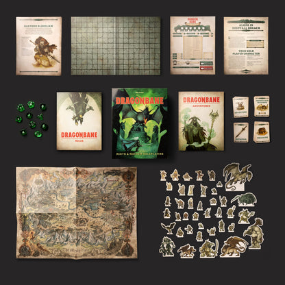 Dragonbane Core Set complete product contents