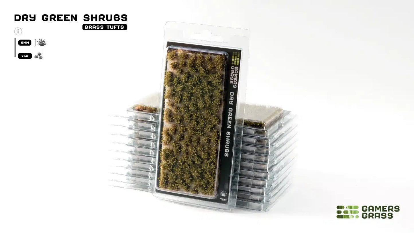Dry Green Shrubs