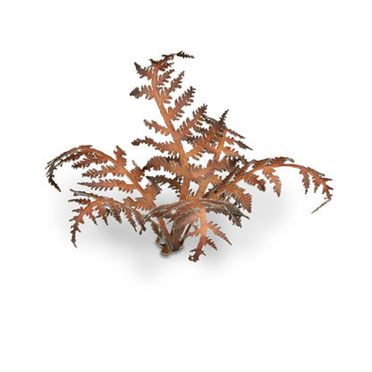 Close-up of an assembled Dry Bracken laser-cut plant showing realistic leaf shape, colour and fine cut details.