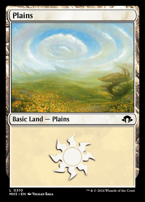 MTG Plains MH3 310 Bundle Basic Land Foil