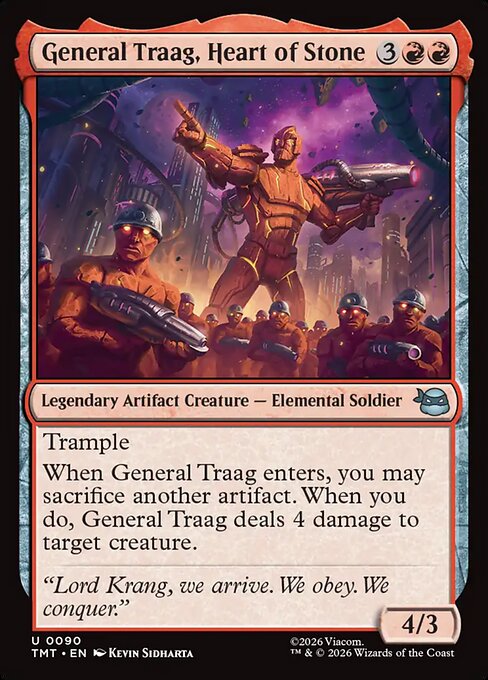 MTG General Traag, Heart of Stone TMT 090 Regular Foil
