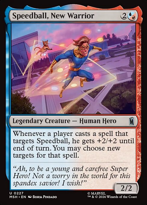 MTG Speedball, New Warrior MSH 227 Regular Foil