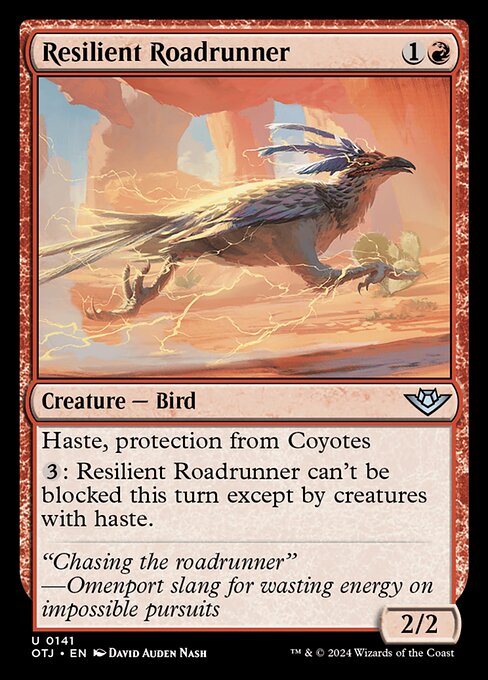MTG Resilient Roadrunner OTJ 141 Regular Foil
