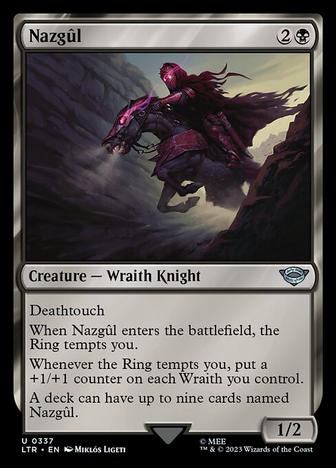 MTG Nazgûl LTR 337 Nazgul Art Variant Foil