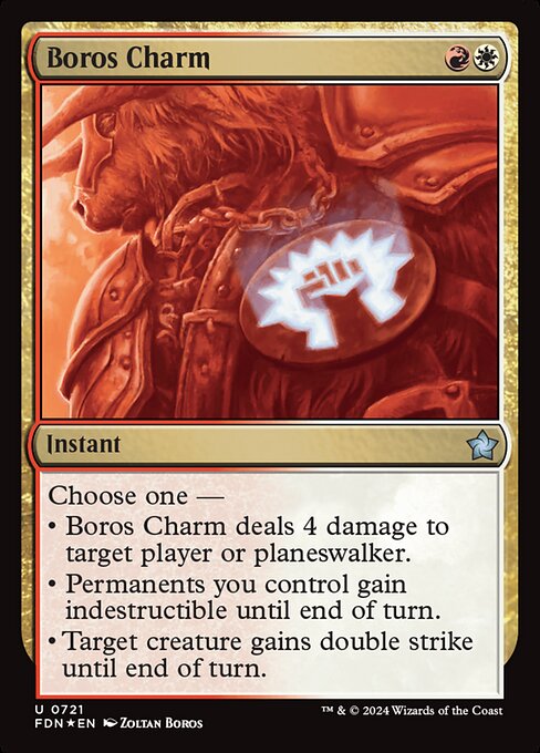 MTG Boros Charm FDN 721 Starter Collection Foil