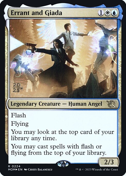 MTG Errant and Giada PMOM 224s Prerelease Foil