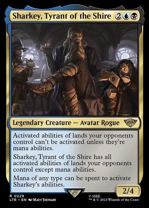 MTG Sharkey, Tyrant of the Shire LTR 229 Regular Foil