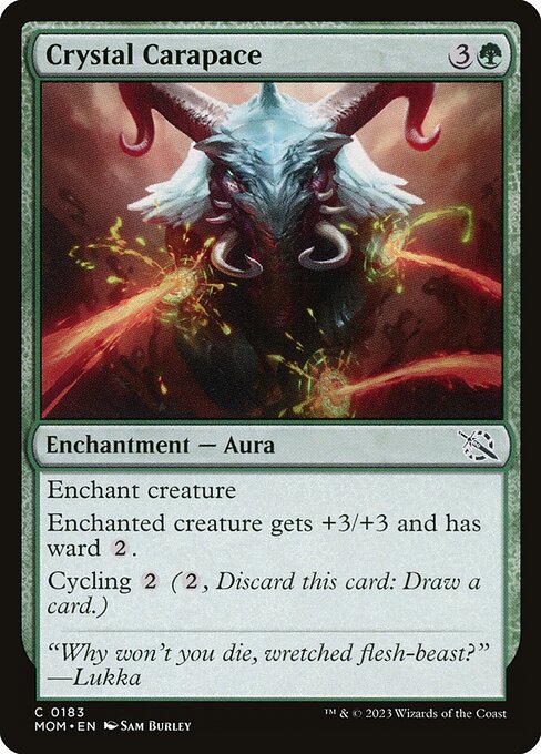 MTG Crystal Carapace MOM 183 Regular Nonfoil