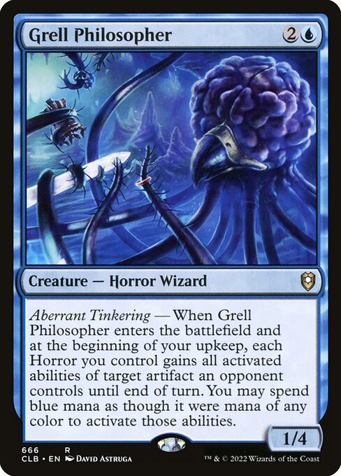 MTG Grell Philosopher CLB 666 Commander Deck Nonfoil