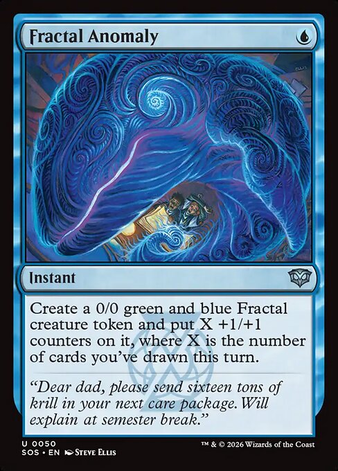 MTG Fractal Anomaly SOS 050 Regular Nonfoil