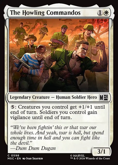 MTG The Howling Commandos MSC 598 Regular Nonfoil