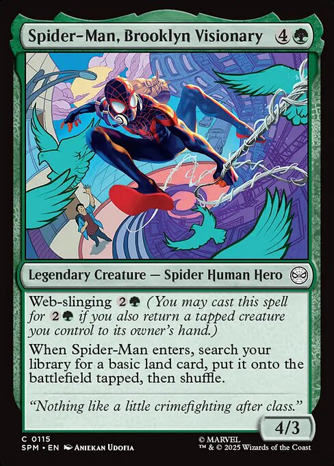 MTG Spider-Man, Brooklyn Visionary SPM 115 Regular Foil