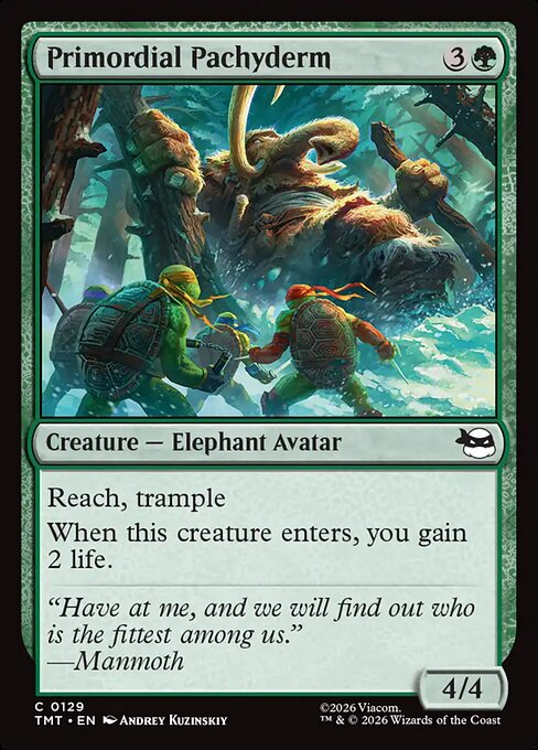 MTG Primordial Pachyderm TMT 129 Regular Foil