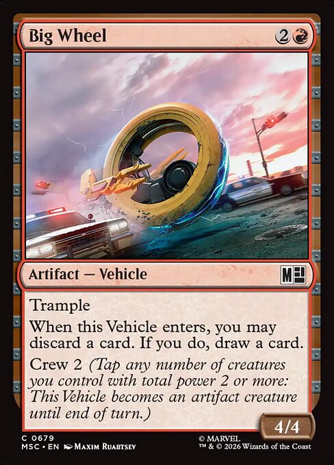 MTG Big Wheel MSC 679 Regular Nonfoil
