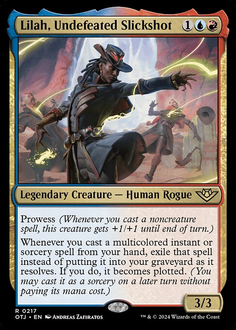 MTG Lilah, Undefeated Slickshot OTJ 217 Regular Foil