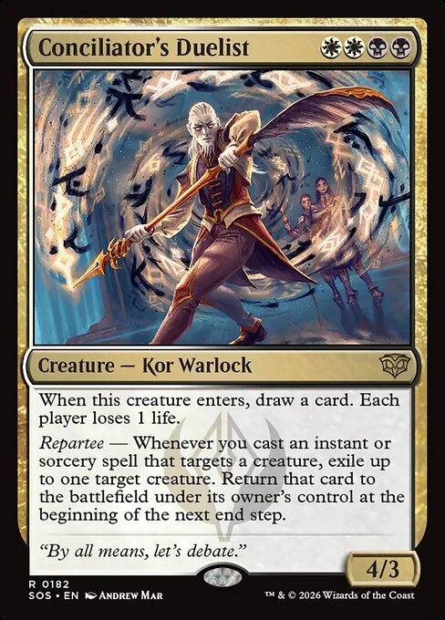 MTG Conciliator's Duelist SOS 182 Regular Nonfoil