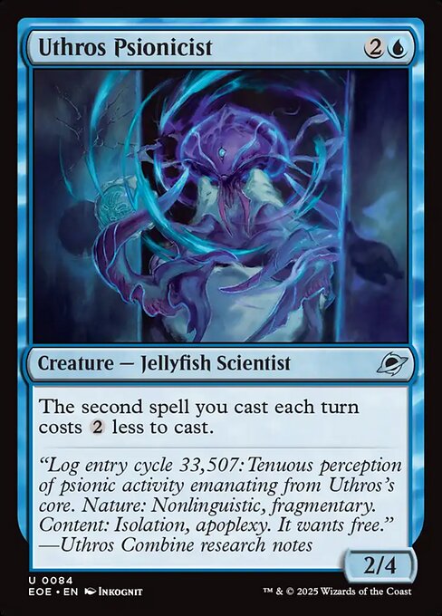 MTG Uthros Psionicist EOE 084 Regular Foil