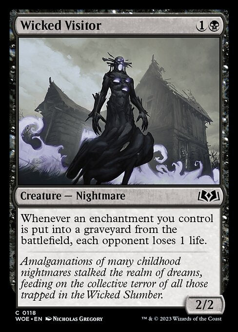 MTG Wicked Visitor WOE 118 Regular Foil