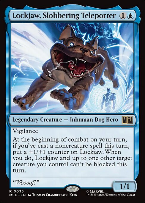 MTG Lockjaw, Slobbering Teleporter MSC 036 Regular Surge Foil