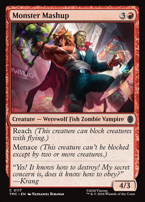 MTG Monster Mashup TMC 117 Turtle Team-Up Nonfoil