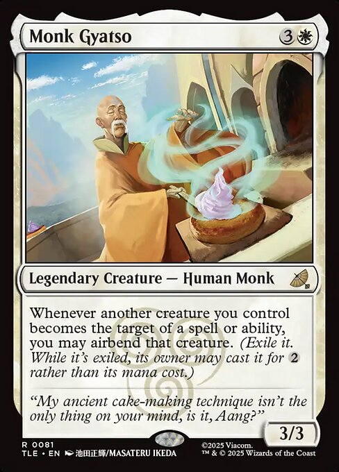 MTG Monk Gyatso [TLE 081] Nonfoil