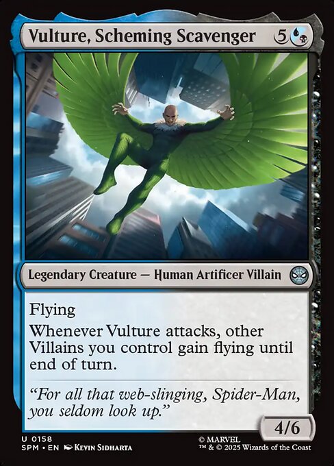 MTG Vulture, Scheming Scavenger SPM 158 Regular Nonfoil