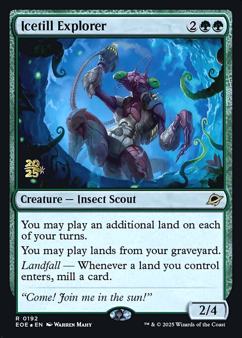MTG Icetill Explorer PEOE 192s Prerelease Foil