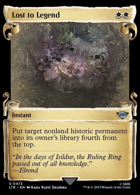 MTG Lost to Legend LTR 473 Showcase Scrolls of Middle-earth Nonfoil