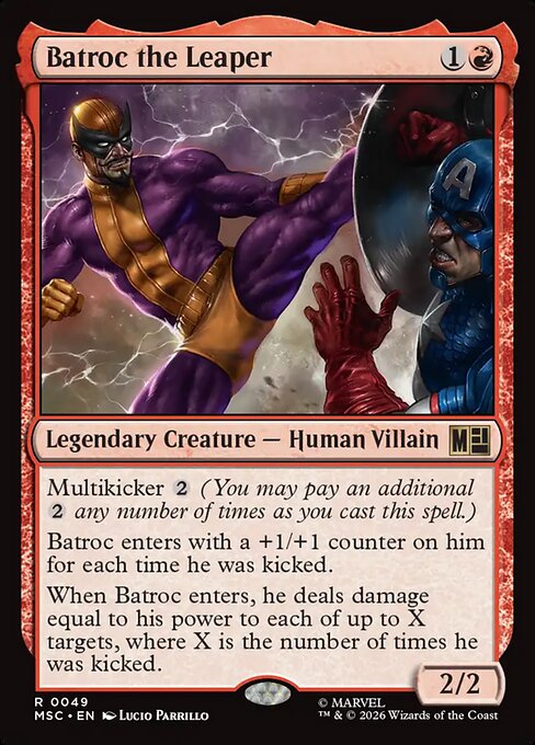 MTG Batroc the Leaper MSC 049 Regular Surge Foil