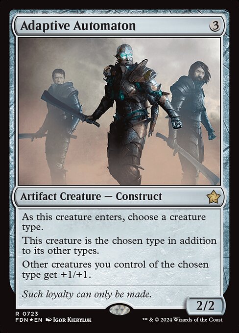 MTG Adaptive Automaton FDN 723 Starter Collection Foil