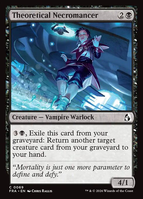 MTG Theoretical Necromancer FRA 069 Standard Nonfoil front