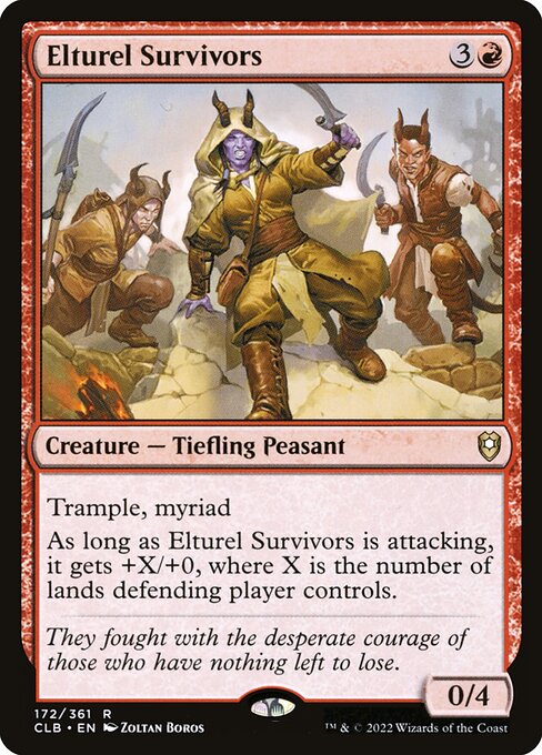 MTG Elturel Survivors CLB 172 Regular Foil