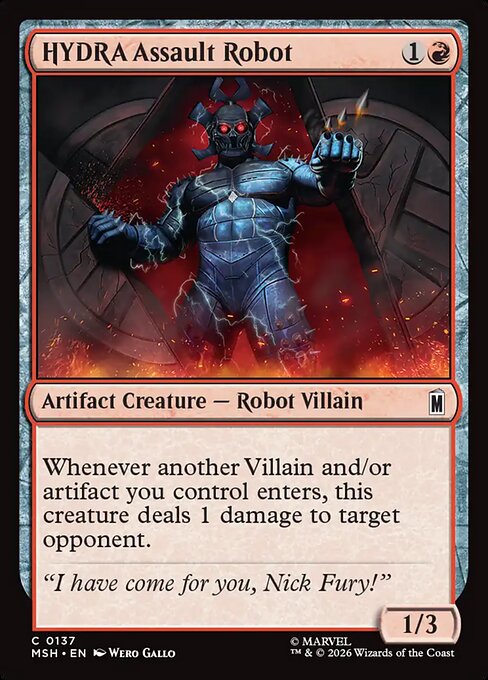 MTG HYDRA Assault Robot MSH 137 Regular Foil