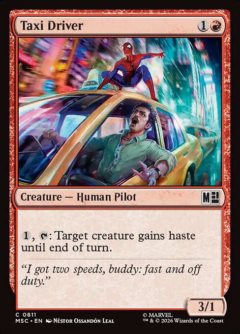 MTG Taxi Driver MSC 811 Regular Foil
