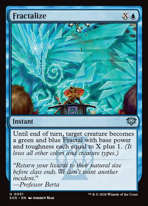 MTG Fractalize SOS 051 Regular Nonfoil