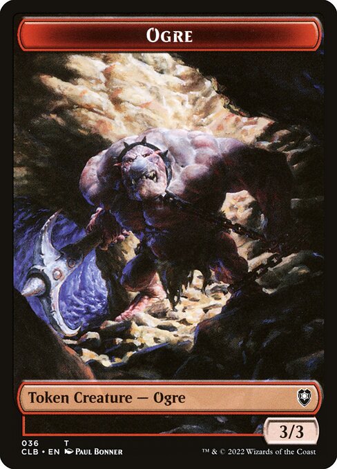MTG Ogre Token CLB 036 Token Nonfoil