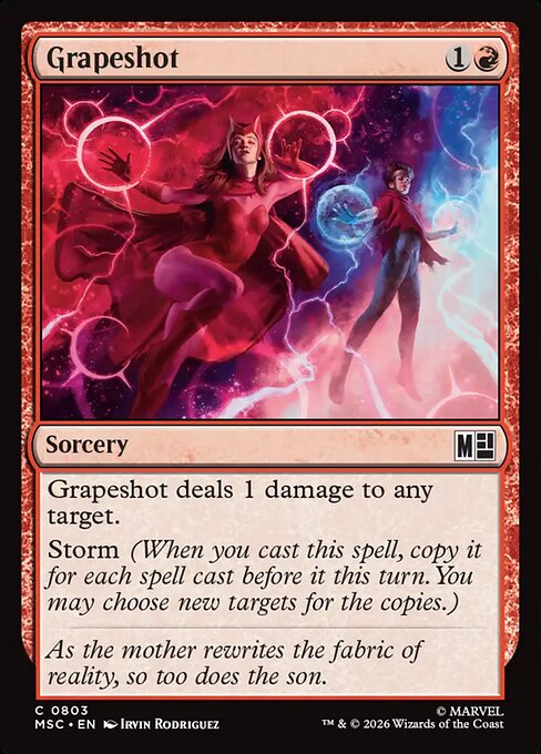 MTG Grapeshot MSC 803 Regular Foil