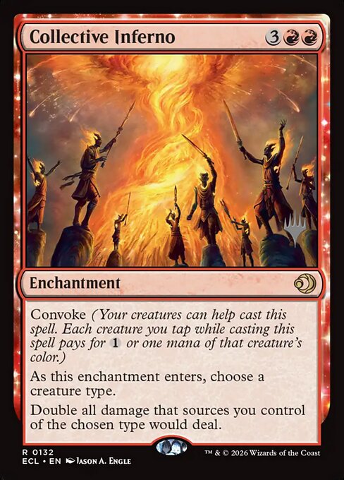 MTG Collective Inferno PECL 132p Promo Pack Foil