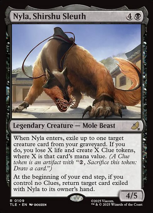 MTG Nyla, Shirshu Sleuth [TLE 109] Foil