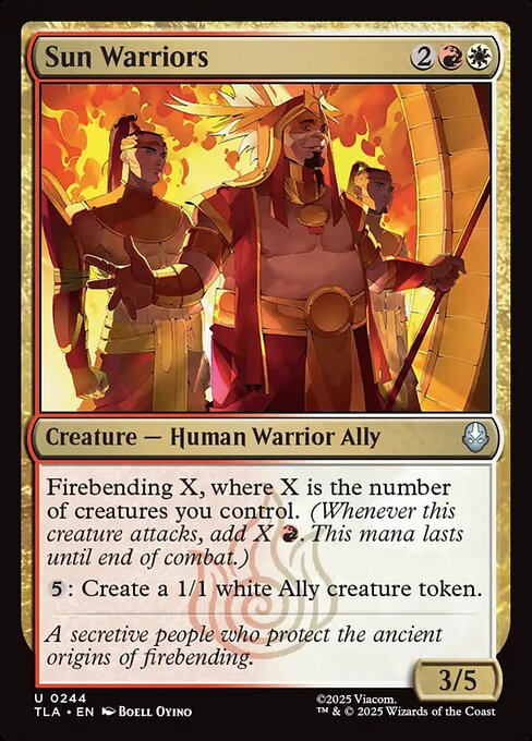 MTG Sun Warriors TLA 244 Regular Foil