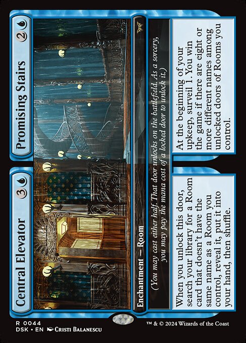 MTG Central Elevator // Promising Stairs DSK 044 Regular Nonfoil
